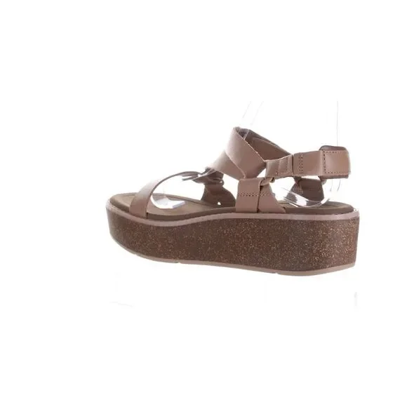 Teva Womens W Madera Brown Ankle Strap Heels Size 7 Medium (B, M) - Picture 3 of 4